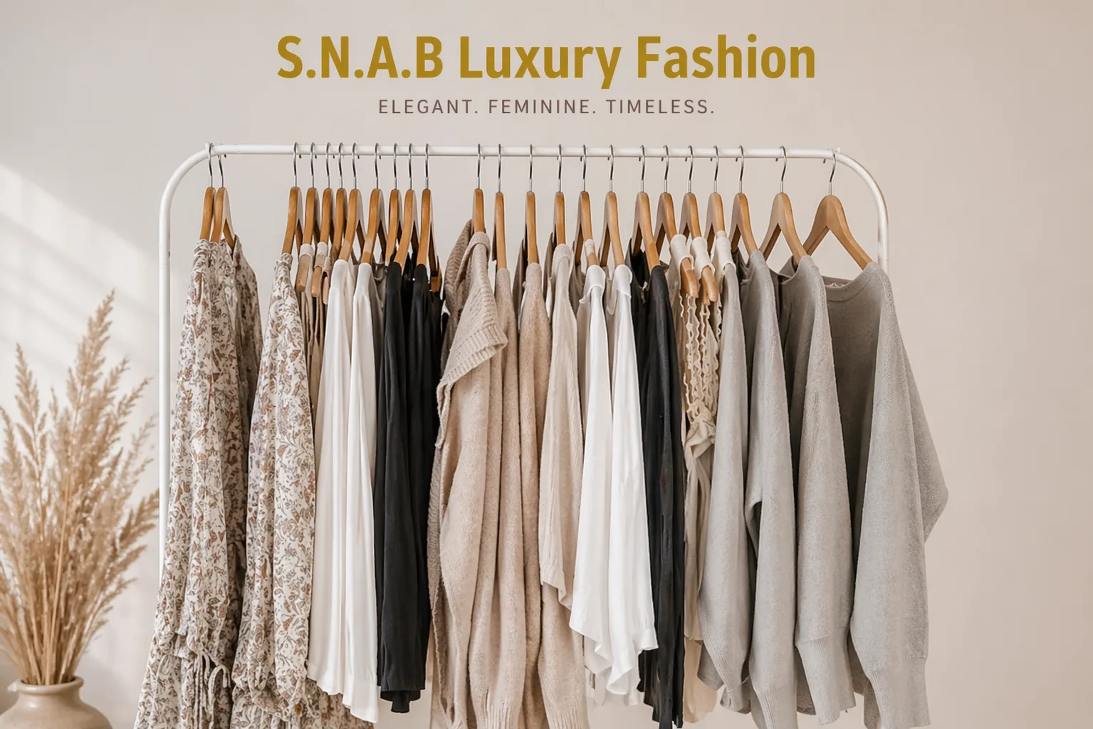 collection of stylish clothing