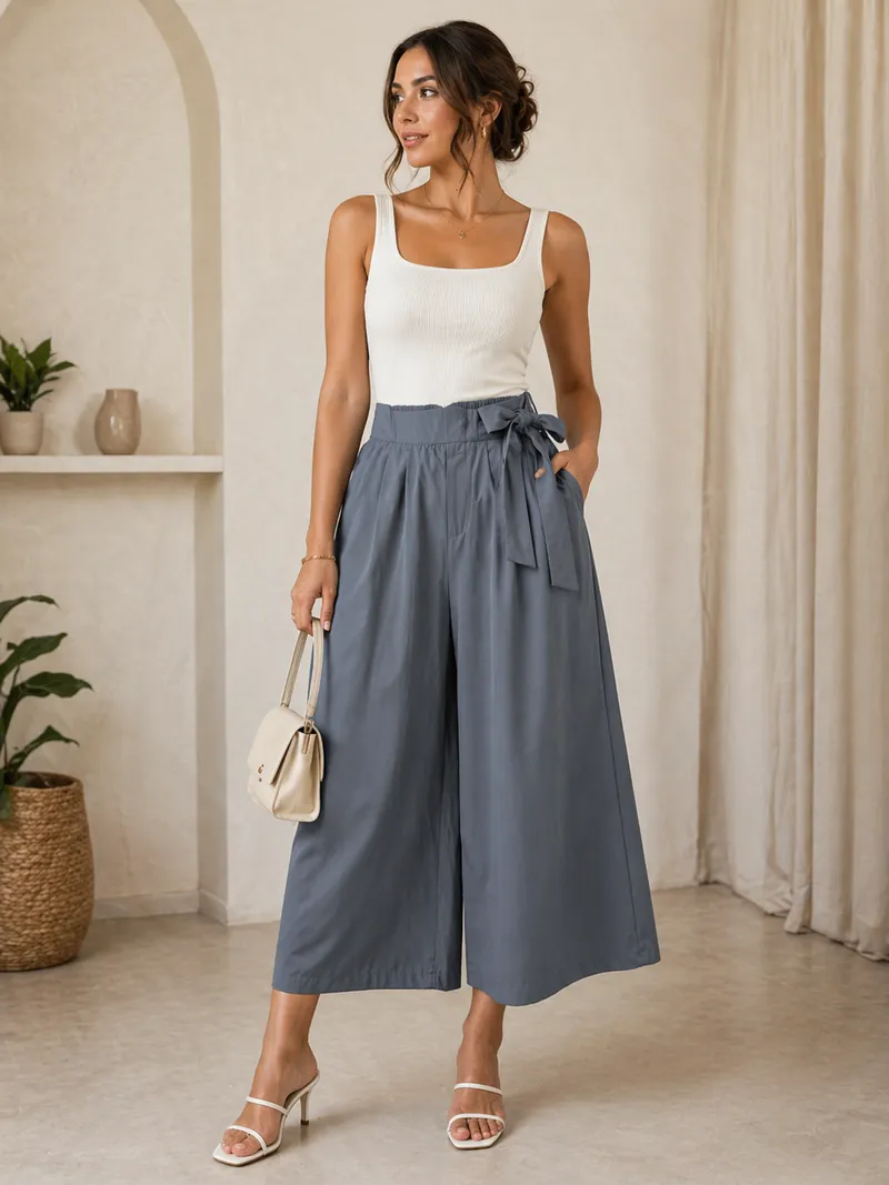 Bella Bow Capri pant