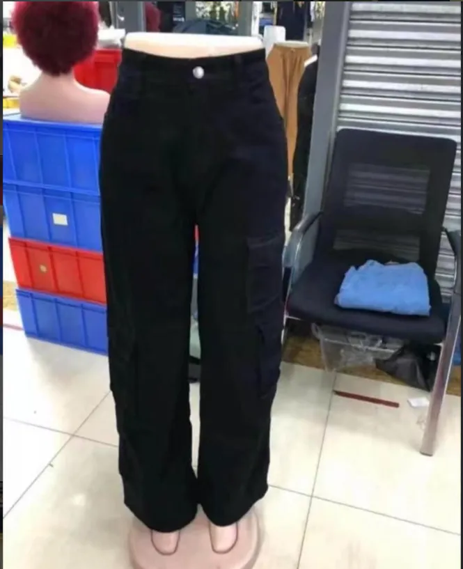 combat black jeans